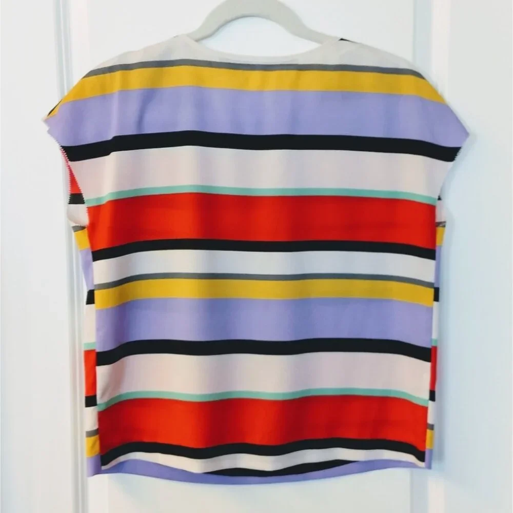 Women's Kensie Striped Blouse - Size Small - Picture 2 of 7